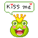Kiss Me Frog emoji