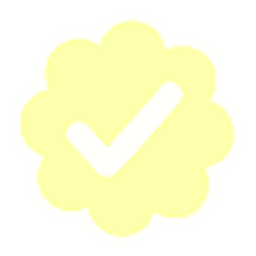 Verified Yellow emoji