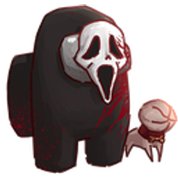 Amongghostface emoji