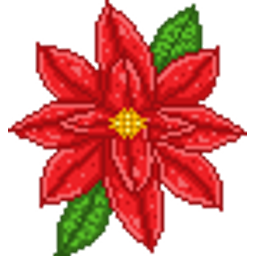Poinsettia emoji
