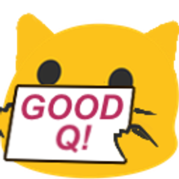 Meow Good Question emoji