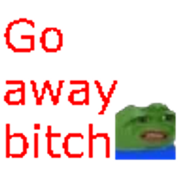 Bitchgoaway emoji