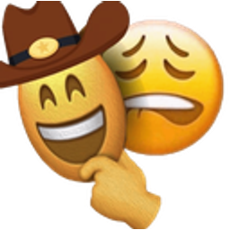 Cowboymask emoji
