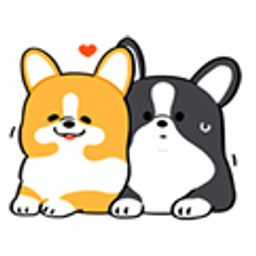 Corgiheart emoji