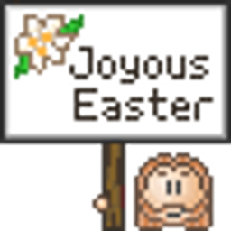 Joyous Easter emoji