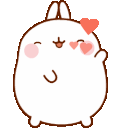 Bunny Heartkiss emoji