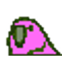 Reverse Groovy Parrot emoji
