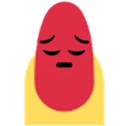 Pensive Nail emoji