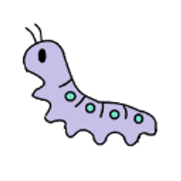 Friendlycaterpillar emoji