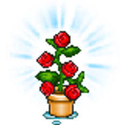 Rosebush emoji