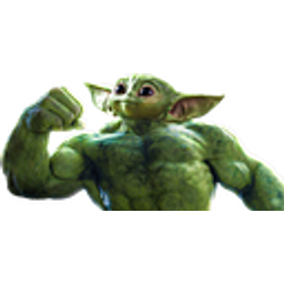 Grogu Hulk emoji