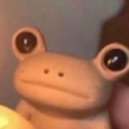 Frog Blank Stare emoji