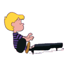 Peanuts Piano Jam emoji