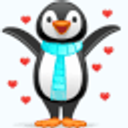 Penguinkiss emoji