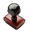 Rubber Stamp Intensifies emoji
