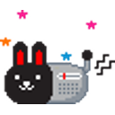 Stereo Bunny emoji