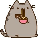 Pusheen Ramen emoji