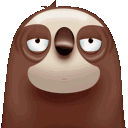 Huh Sloth emoji
