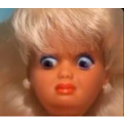 Barbie Disgust emoji