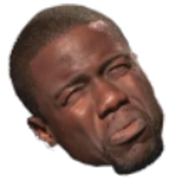 Mocking Kevin Hart emoji