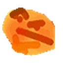 Thunking Party emoji