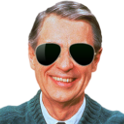 Cool Mr Rogers emoji