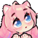 Pink Girlshy emoji