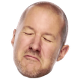 Sir Jony Ive Sad emoji