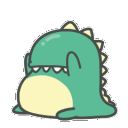 Dinosaur Shyy emoji