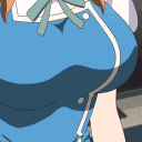 Anime Busty Blue emoji