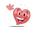 Waving Heart emoji