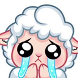 Sheepcry emoji