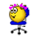 Spinning Chair Girl emoji
