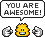 You Are Awesome Knuddels emoji