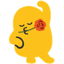 Blobrose emoji