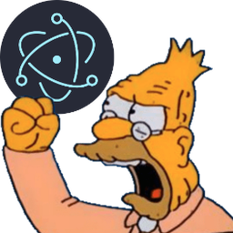Old Man Yells At Electron emoji