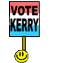 Vote Kerry emoji