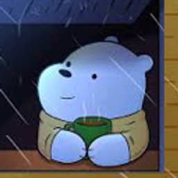 Icebear Think emoji