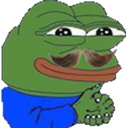 Pepe Smirk Hand emoji