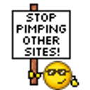 Stop Pimping Other Sites emoji