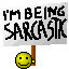 Im Being Sarcastic emoji