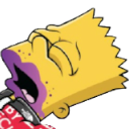 Lean Wasted Bart emoji
