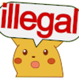 Pika Illegal emoji