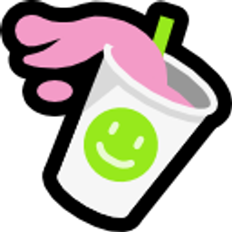 Milkshake Strawberry emoji