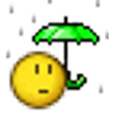 Raining Umbrella emoji
