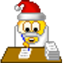 Santa Writing emoji