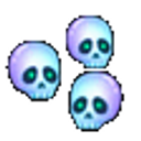 Skulls emoji