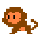 Monkey Walk Side emoji