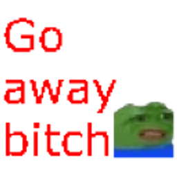Go Away Bitch emoji