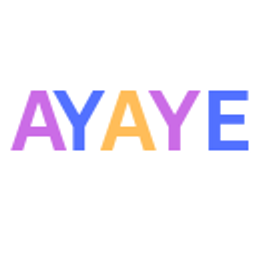 Colorful Ayaye Text emoji